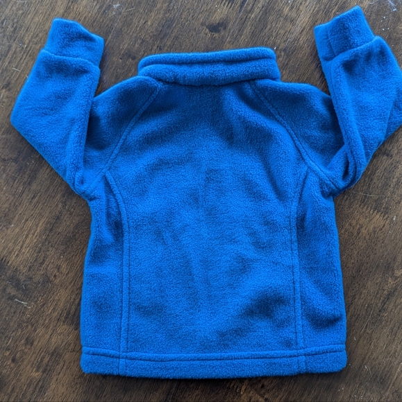 6-12M Blue Columbia Fleece Jacket - Picture 3 of 3